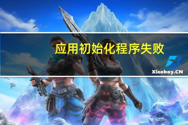 应用初始化程序失败