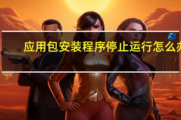 应用包安装程序停止运行怎么办