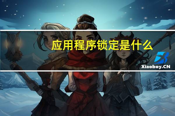 应用程序锁定是什么