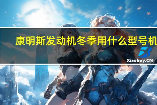 康明斯发动机冬季用什么型号机油