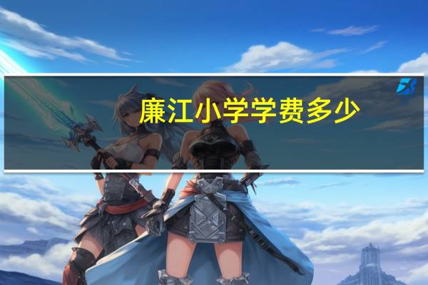 廉江小学学费多少
