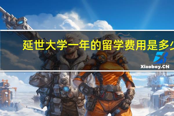 延世大学一年的留学费用是多少