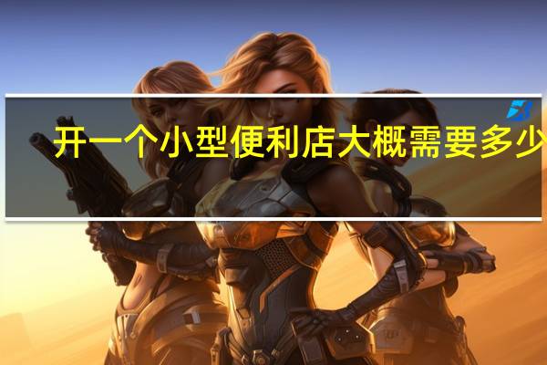 开一个小型便利店大概需要多少钱