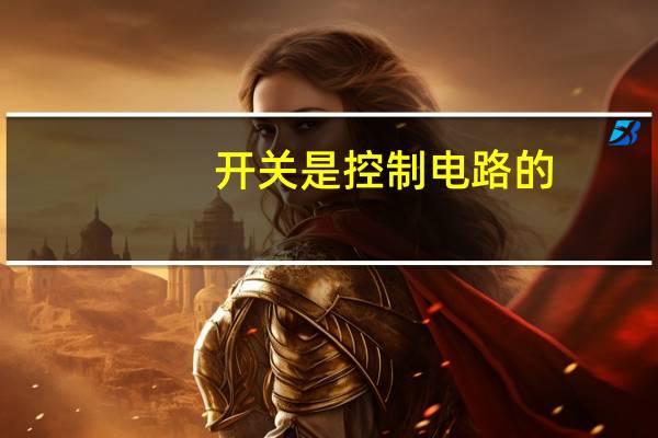开关是控制电路的