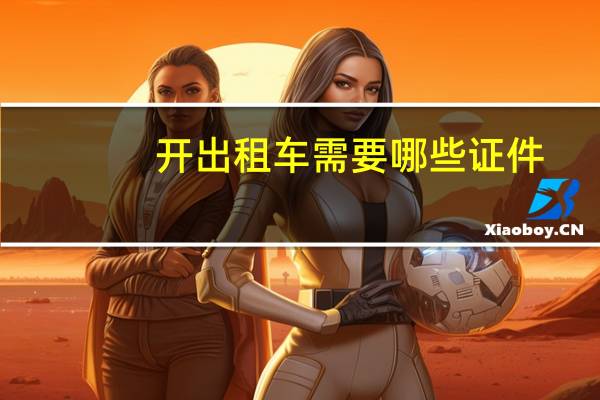 开出租车需要哪些证件