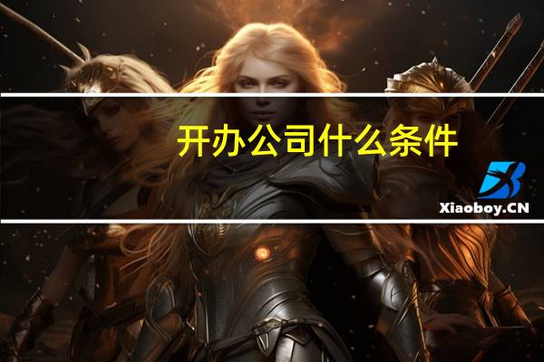 开办公司什么条件