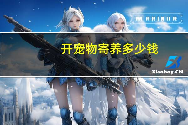 开宠物寄养多少钱