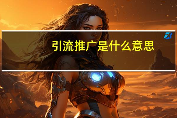 引流推广是什么意思