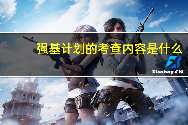强基计划的考查内容是什么