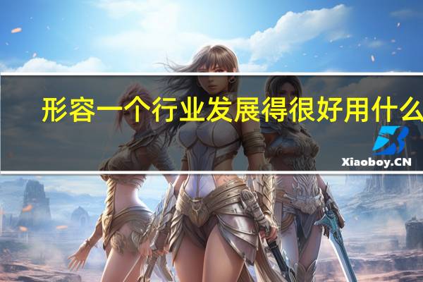 形容一个行业发展得很好用什么词