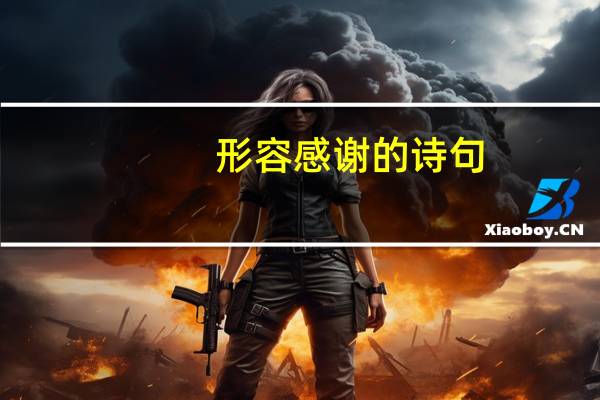 形容感谢的诗句