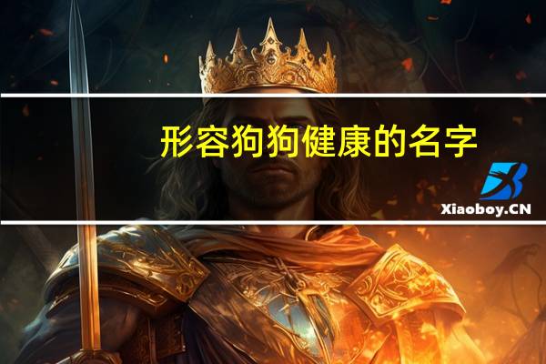形容狗狗健康的名字