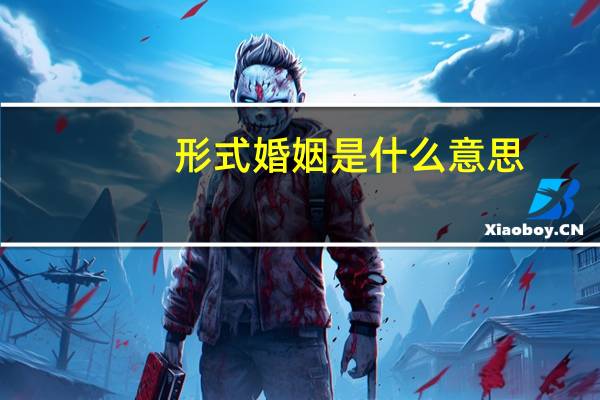 形式婚姻是什么意思