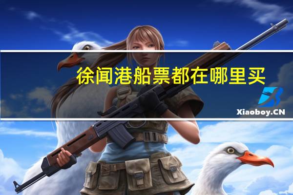 徐闻港船票都在哪里买