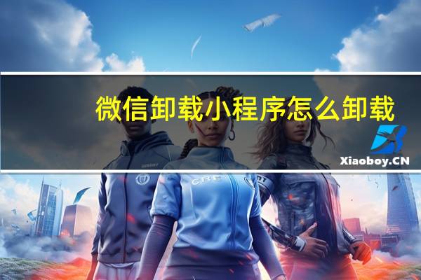 微信卸载小程序怎么卸载