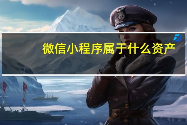 微信小程序属于什么资产