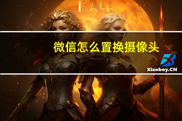 微信怎么置换摄像头