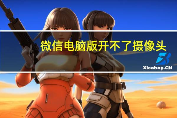 微信电脑版开不了摄像头
