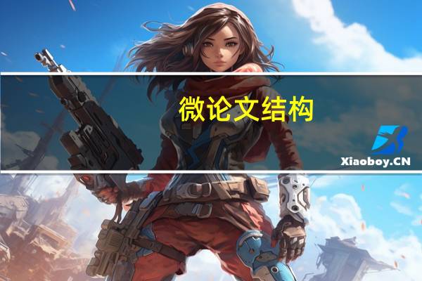 微论文结构