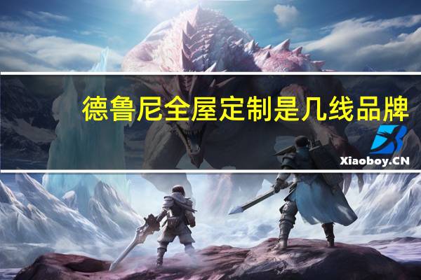 德鲁尼全屋定制是几线品牌