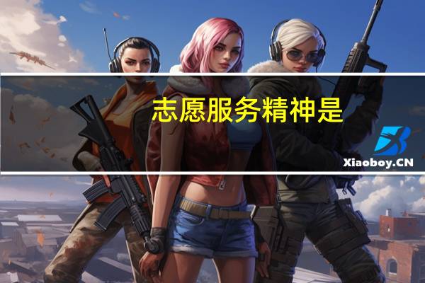 志愿服务精神是