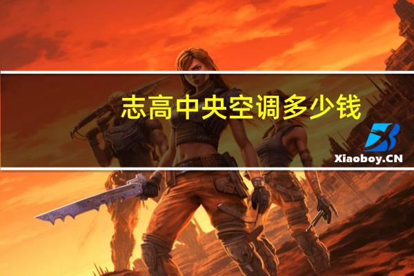 志高中央空调多少钱