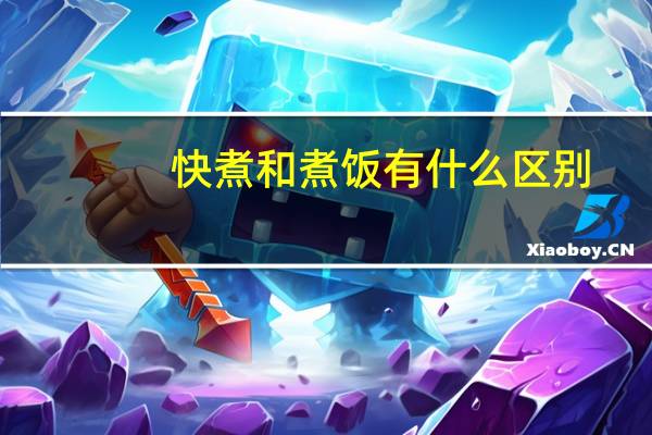 快煮和煮饭有什么区别