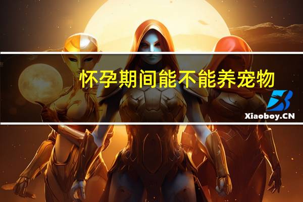 怀孕期间能不能养宠物