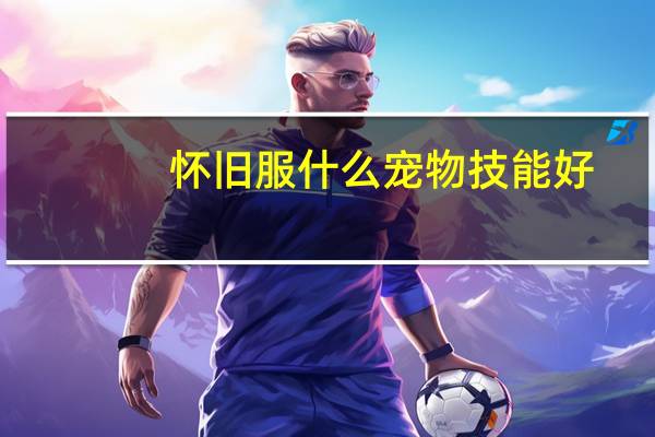 怀旧服什么宠物技能好