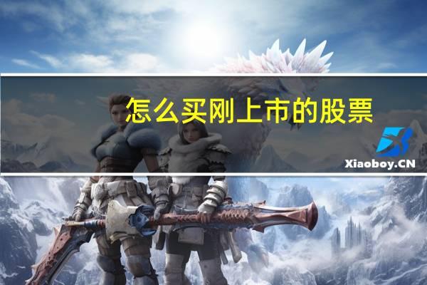 怎么买刚上市的股票