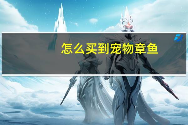 怎么买到宠物章鱼