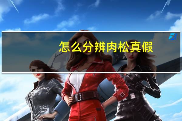 怎么分辨肉松真假