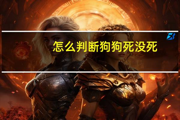 怎么判断狗狗死没死