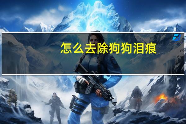 怎么去除狗狗泪痕