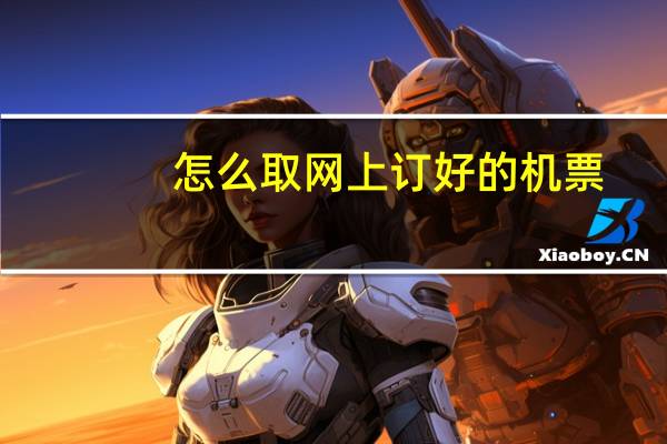 怎么取网上订好的机票