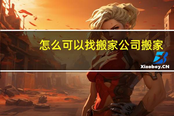 怎么可以找搬家公司搬家