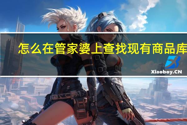 怎么在管家婆上查找现有商品库存