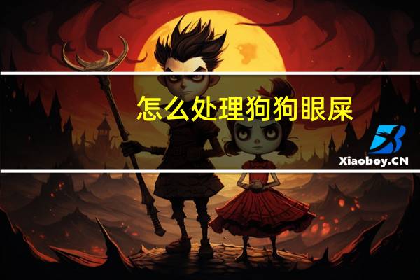 怎么处理狗狗眼屎