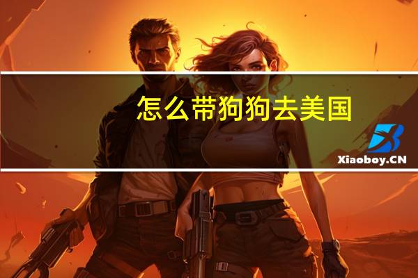 怎么带狗狗去美国
