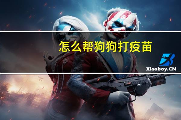 怎么帮狗狗打疫苗
