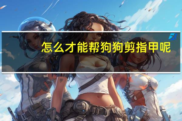 怎么才能帮狗狗剪指甲呢