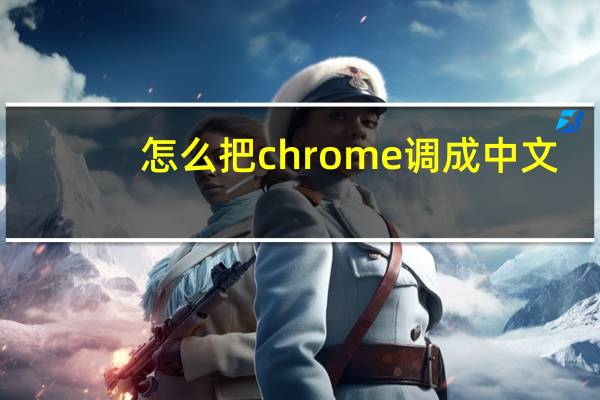 怎么把chrome调成中文