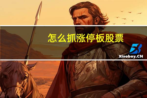 怎么抓涨停板股票