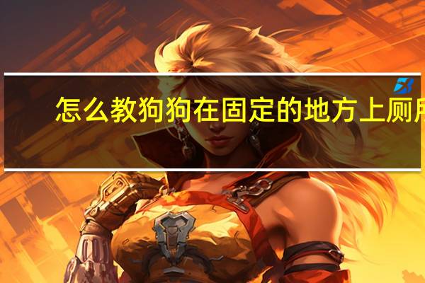 怎么教狗狗在固定的地方上厕所