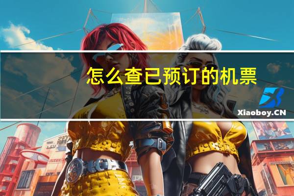 怎么查已预订的机票