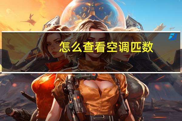 怎么查看空调匹数