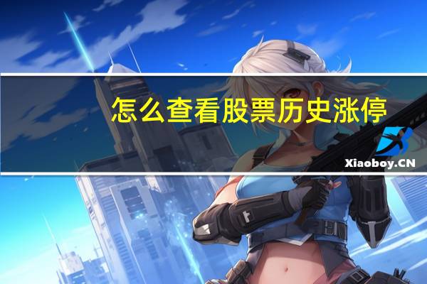 怎么查看股票历史涨停