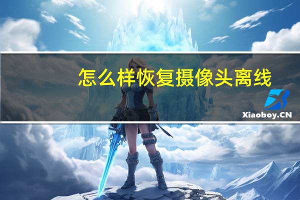 怎么样恢复摄像头离线