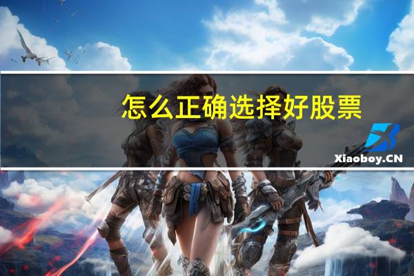怎么正确选择好股票