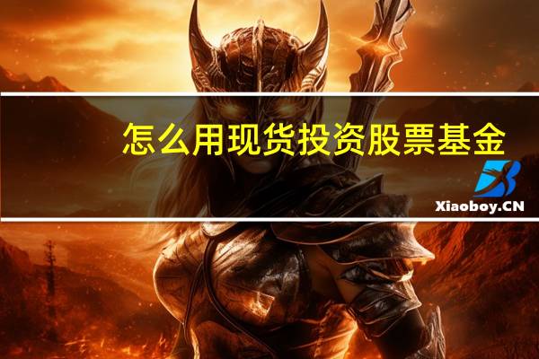 怎么用现货投资股票基金